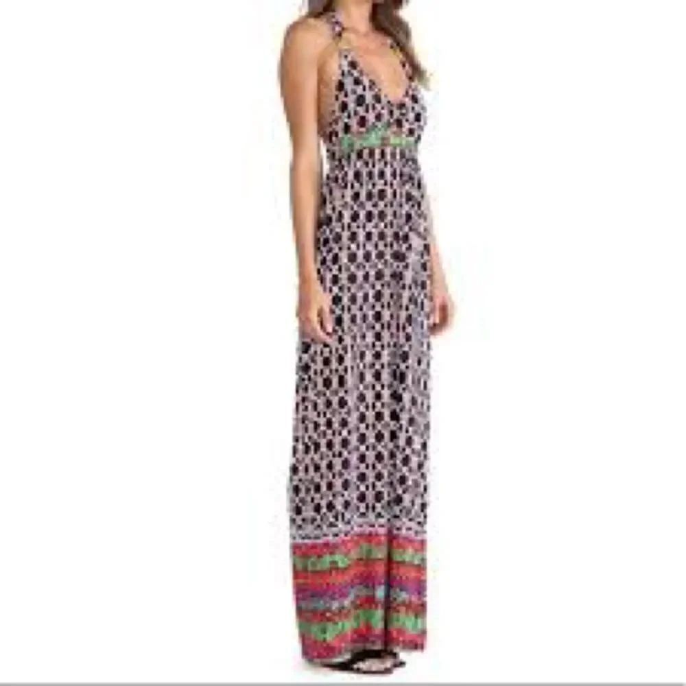 Trina Turk Venice Beach Halter Dress in Mocha